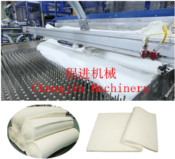 乳膠床墊流水線的應(yīng)用